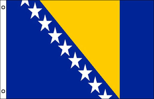 Bosnia & Herzegovina flag | Bosnia Herzegovina funeral flag