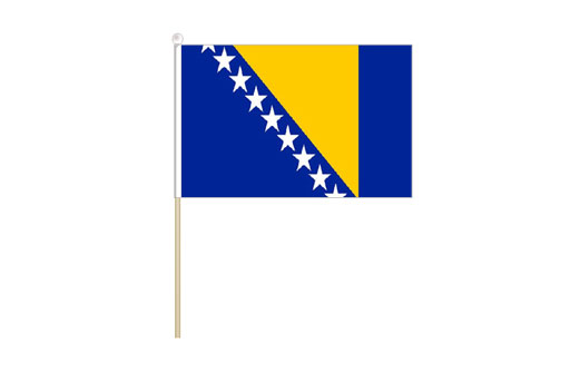 Image of Bosnia ands Herzegovina mini stick flag Bosnia mini desk flag