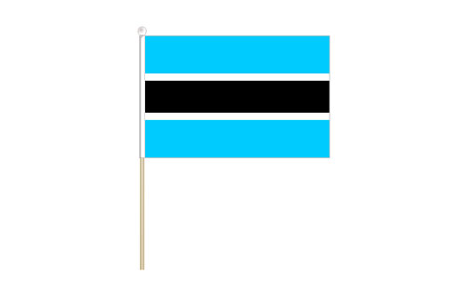 Botswana mini stick flag | Botswana mini desk flag