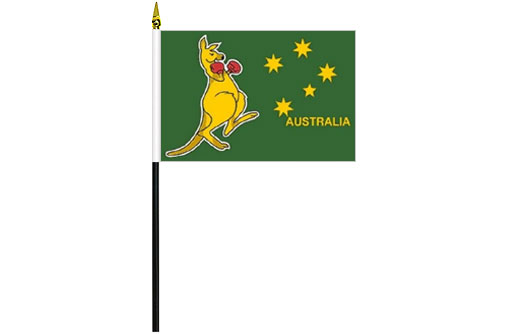 Boxing Kangaroo flag 100 x 150 | Boxing Kangaroos desk flag
