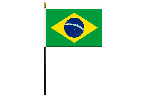 Brazil desk flag | Brazilian school project flag