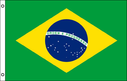 Brazil flagpole flag | Brazil funeral flag