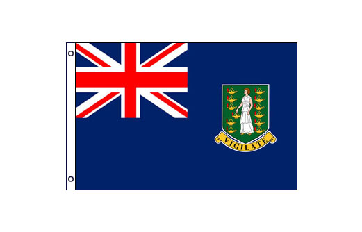 Image of British Virgin Islands flag 600 x 900 flagpole flag