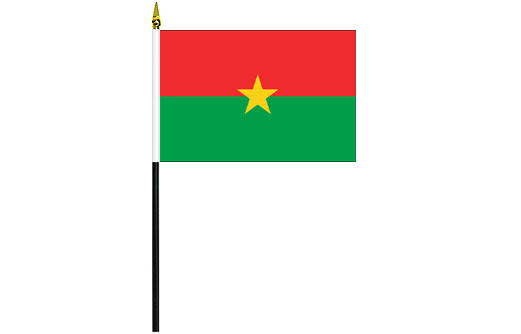 Image of Burkina Faso desk flag Burkina Faso school project flag