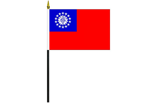 Image of Burma flag 100 x 150 Burma desk flag