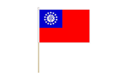 Burma mini stick flag | Burma mini desk flag