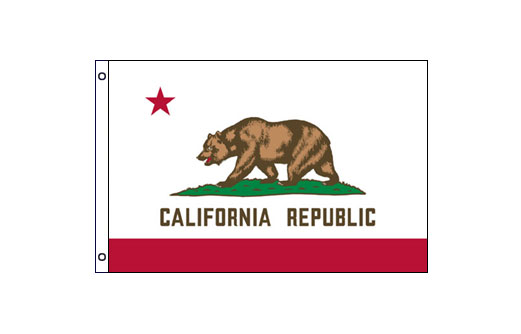 California flag 600 x 900 | Medium State flag of California