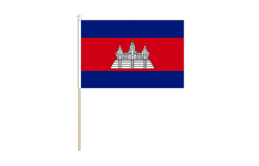 Cambodia mini stick flag | Cambodia mini desk flag