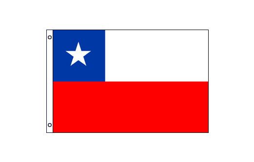Chile flag 600 x 900 | Medium Chile flagpole flag