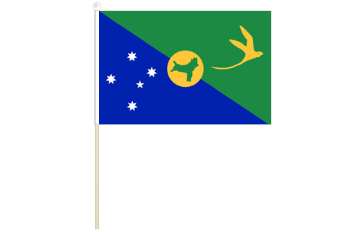 Christmas Island stick flag 300 x 450 | Christmas Island flag