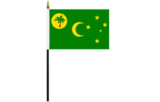 Cocos Islands flag 100 x 150 | Cocos Islands desk flag