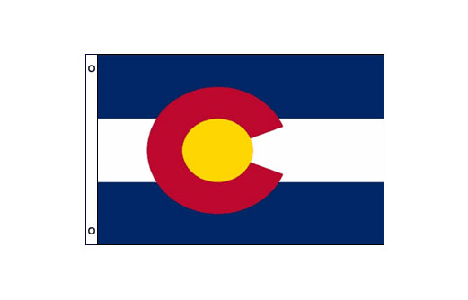 Image of Colorado flag 600 x 900 Medium State flag of Colorado