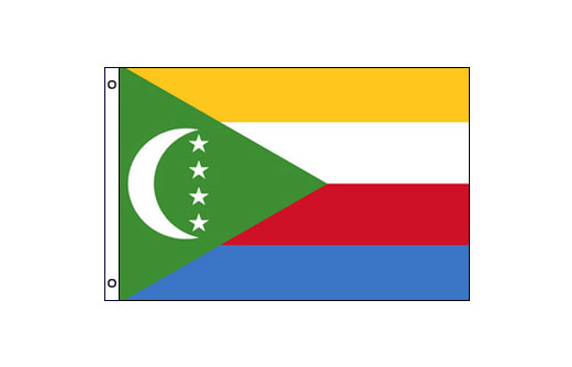 Image of Comoros flag 600 x 900 Medium Comoros flagpole flag