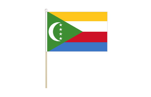 Image of Comoros mini stick flag Comoros mini desk flag