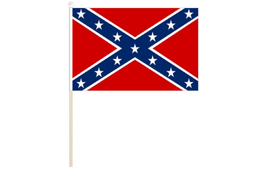 Image of Confederate stick flag Confederate model diorama flag