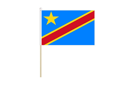 Image of Democratic Republic of the Congo mini stick flag DR Congo flag