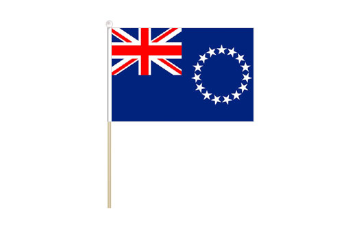 Image of Cook Islands mini stick flag Cook Islands mini desk flag