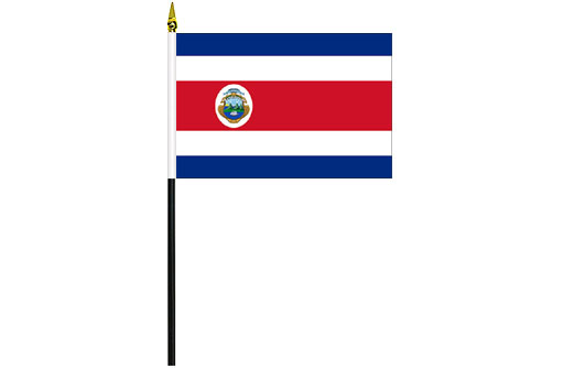 Image of Costa Rica desk flag Costa Rican school project flag