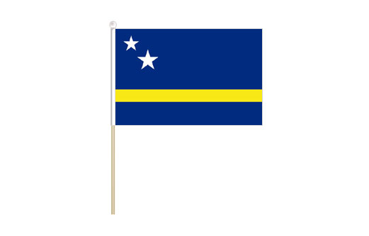 Image of Curacao flagpole flag Curacao funeral flag