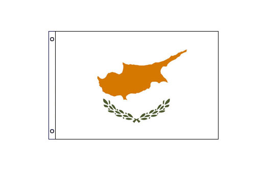 Cyprus flag 600 x 900 | Medium Cyprus flagpole flag