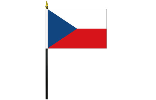 Image of Czech Republic desk flag Czech Republic school project flag