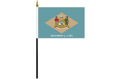 Delaware flag 100 x 150 | Mini State flag of Delaware