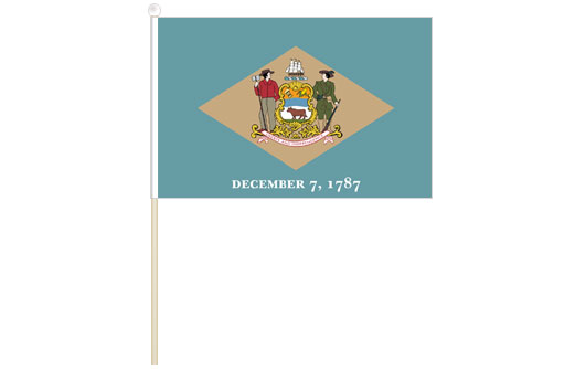 Delaware flag 300 x 450 | Small State flag of Delaware