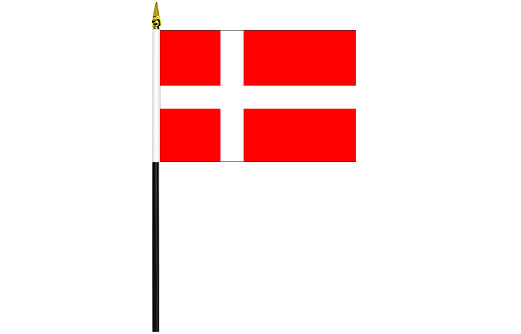 Image of Denmark desk flag Danish school project flag
