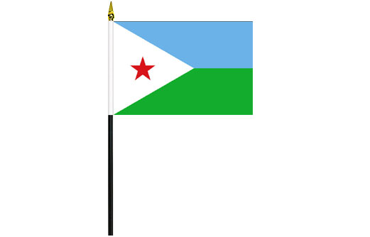 Djibouti desk flag | Djiboutian school project flag