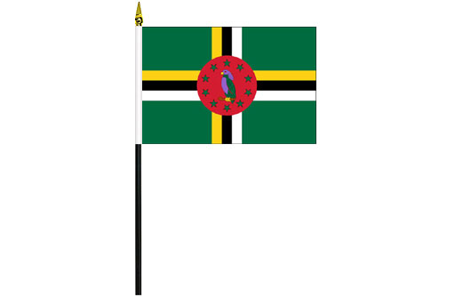 Image of Dominica desk flag Dominica school project flag
