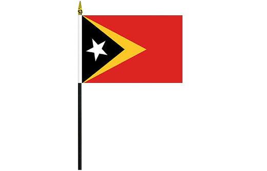 Image of East Timor desk flag East Timorese school project flag