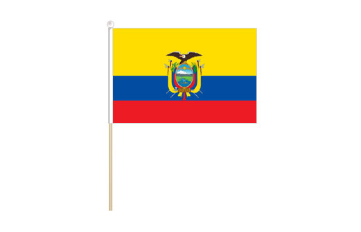 Image of Ecuador mini stick flag Ecuador mini desk flag