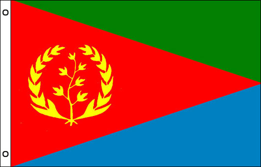 Eritrea flagpole flag | Eritrean funeral flag