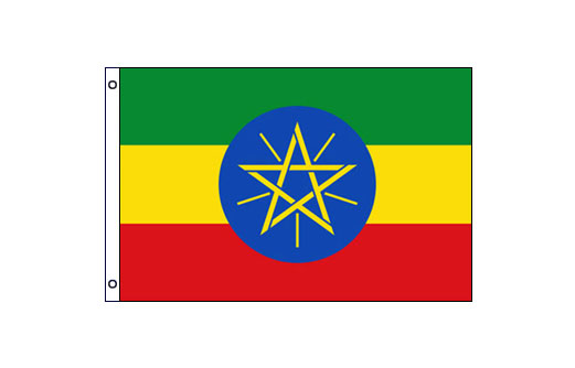 Ethiopia flag 600 x 900 | Medium Ethiopia flagpole flag