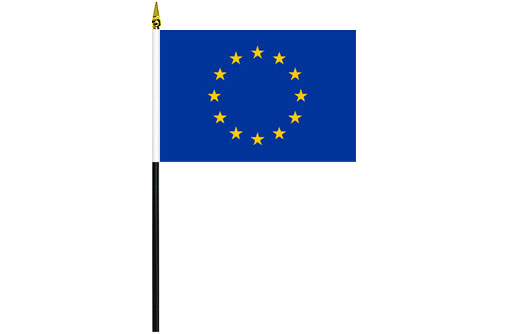 Image of Europe desk flag European Union school project flag