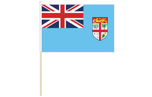 Fiji hand waving flag | Fiji stick flag