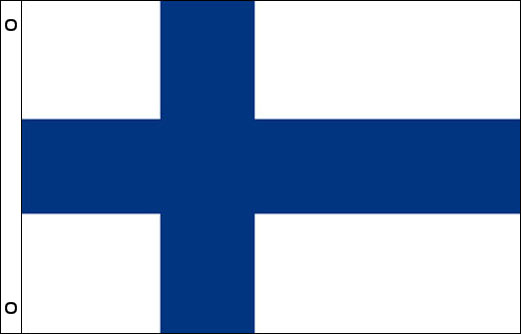 Finland flagpole flag | Finnish funeral flag