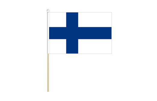 Finland mini stick flag | Finland mini desk flag