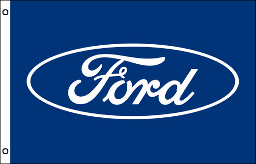 Ford flag | Ford logo mancave wall flag