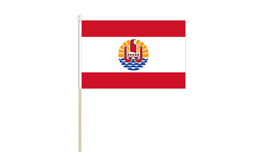 Image of French Polynesia mini stick flag French Polynesia mini flag