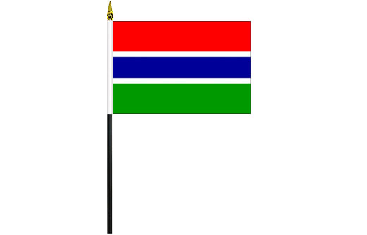 Gambia desk flag | Gambia school project flag