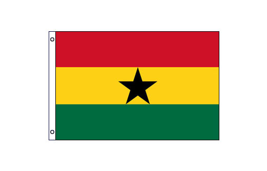 Ghana flag 600 x 900 | Medium Ghana flagpole flag