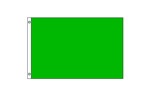 Image of Green flag 600 x 900mm DIY Green flag making flag
