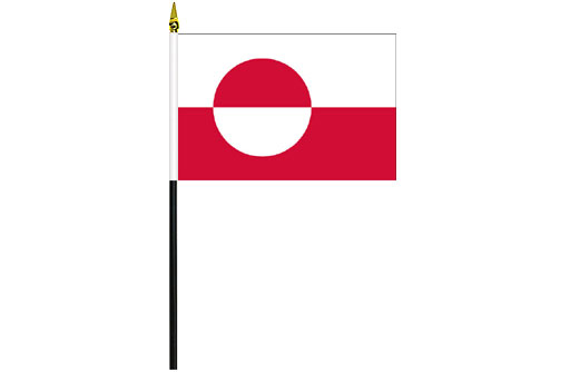 Image of Greenland desk flag Greenland school project flag