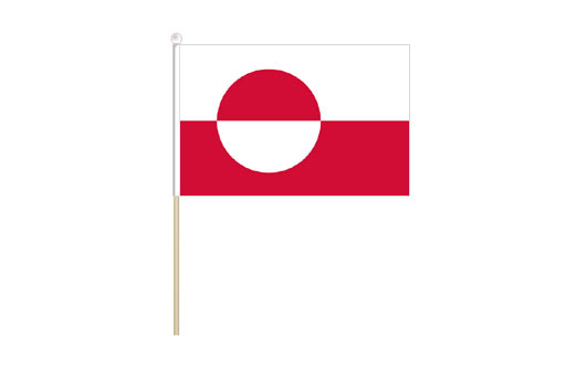 Image of Greenland mini stick flag Greenland mini desk flag