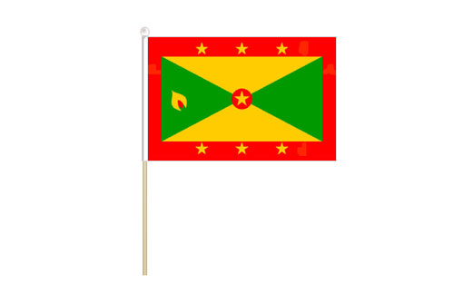 Grenada mini stick flag | Grenada mini desk flag