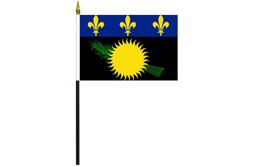 Guadeloupe desk flag | Guadeloupe school project flag