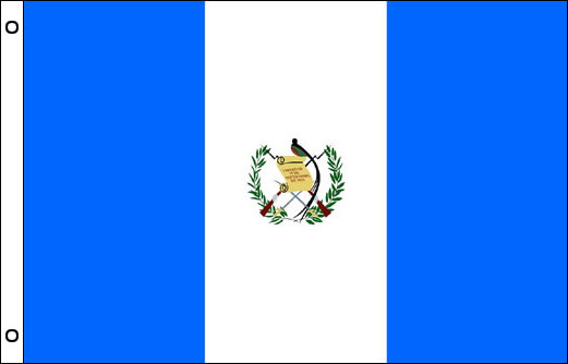 Guatemala flagpole flag | Guatemala funeral flag