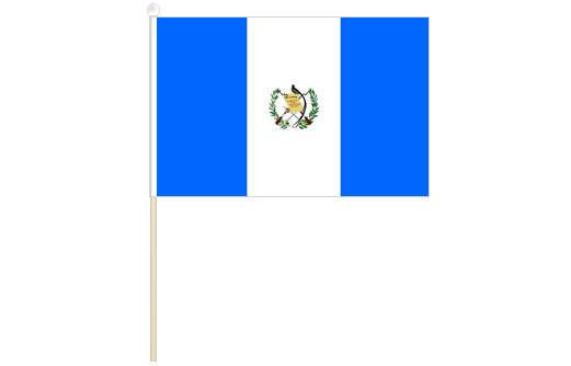 Image of Guatemala hand waving flag Guatemala stick flag