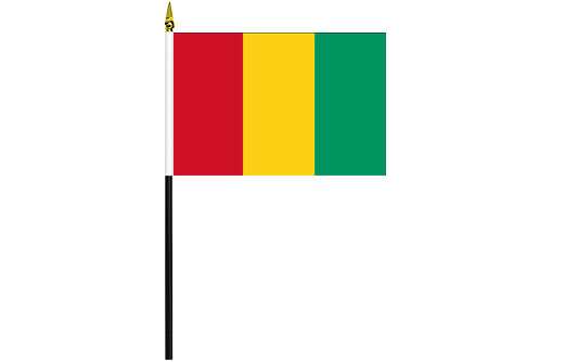 Image of Guinea desk flag Guinea school project flag
